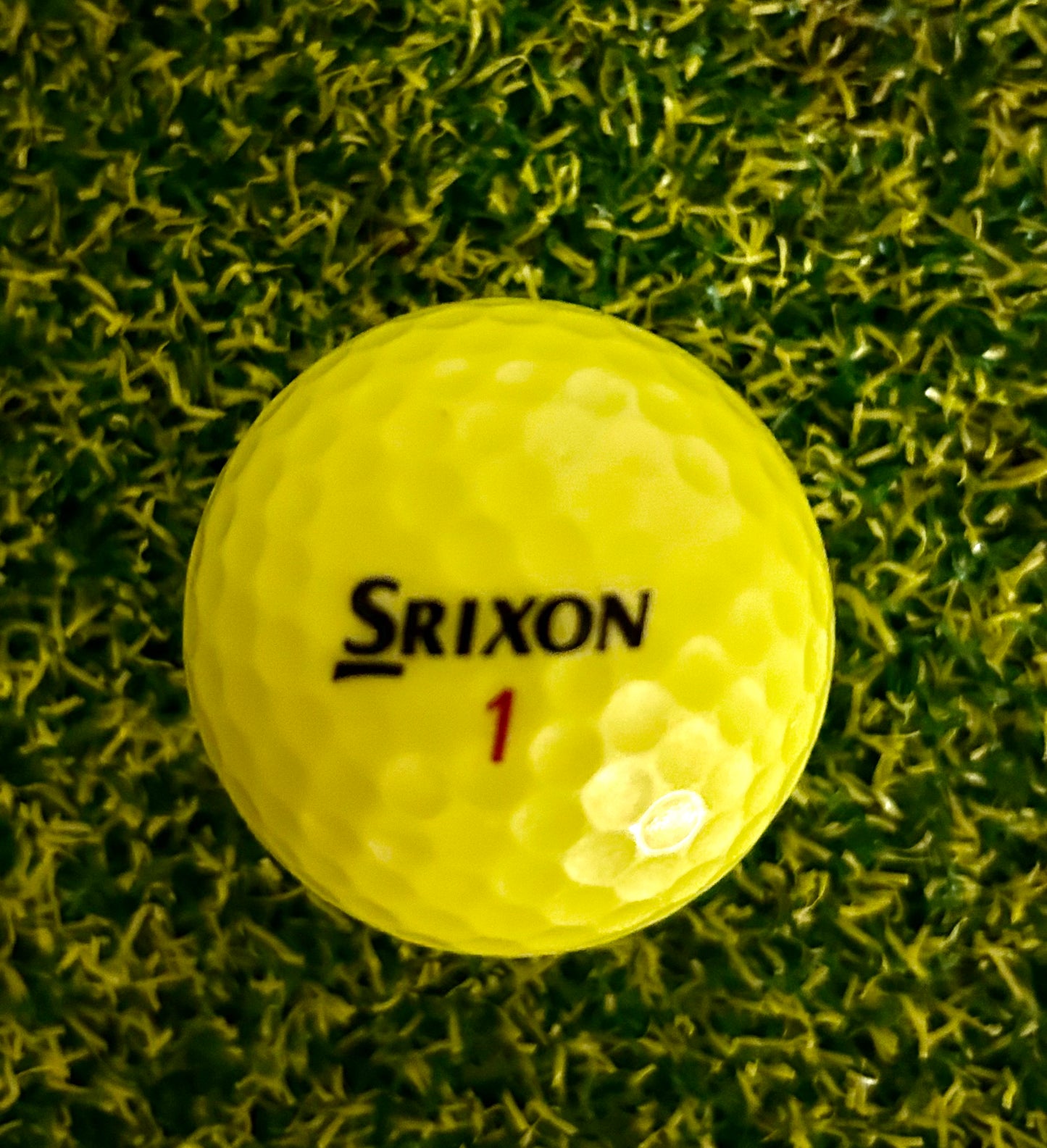 12 Yellow Srixon Golf Balls