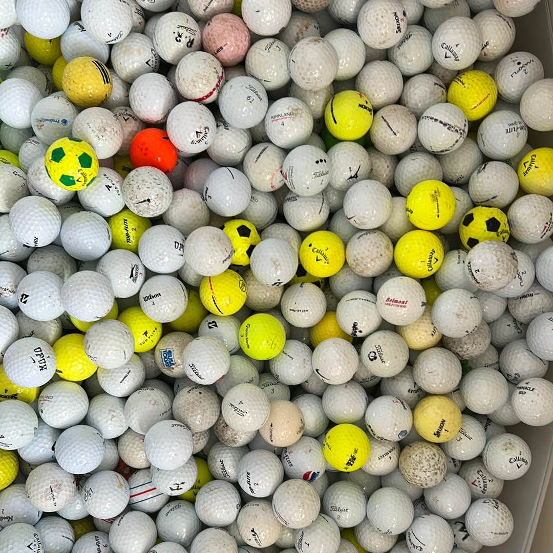 50 hit-away golf balls