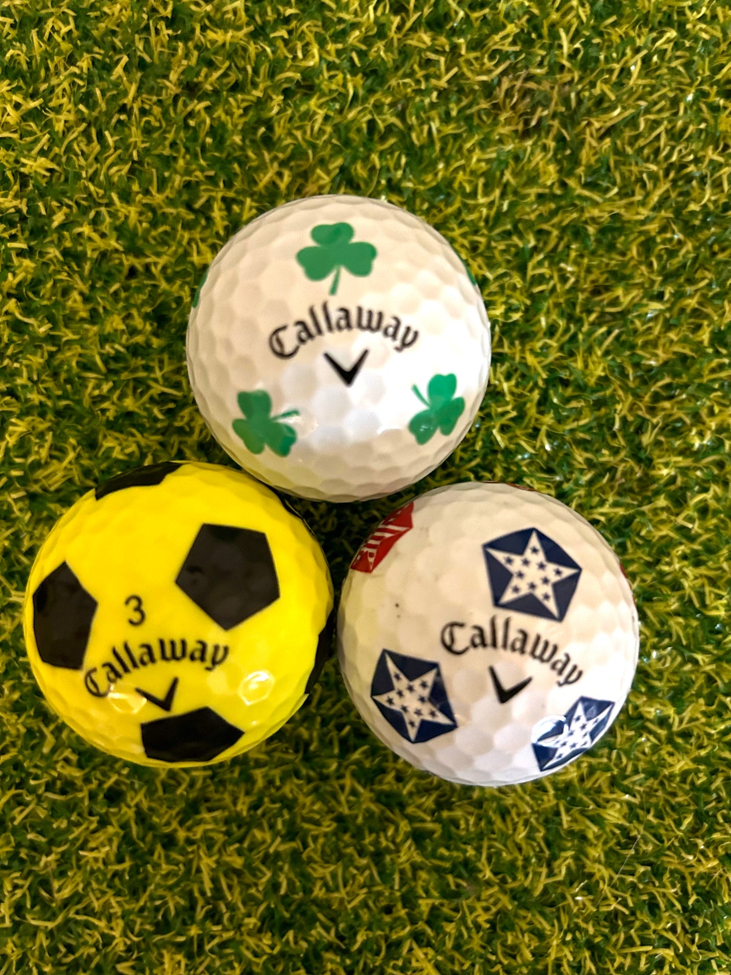 12 Callaway soccer golf balls